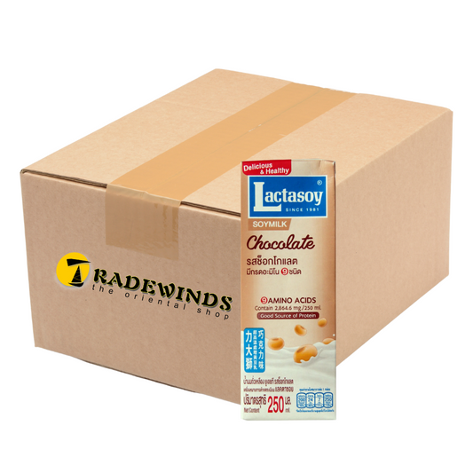 Lactasoy Chocolate Soya Milk - 36x250ml Cartons