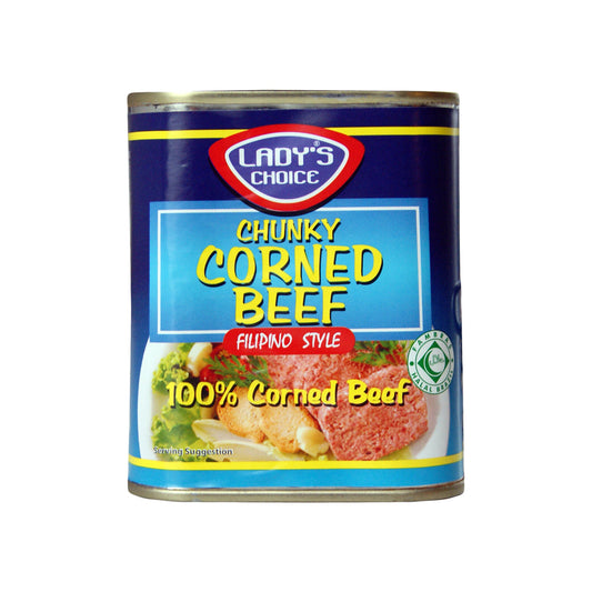 Lady's Choice Chunky Corned Beef Filipino Style - 12x340g