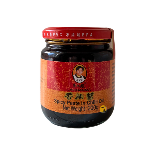 Lao Gan Ma Spicy Bean Paste in Chilli Oil - 24x200g