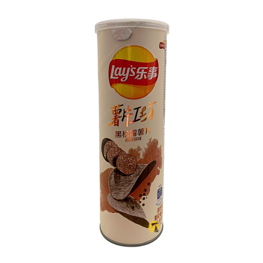 Lay's Potato Crisps - Black Truffle & Pepper Flavour - 24x104g
