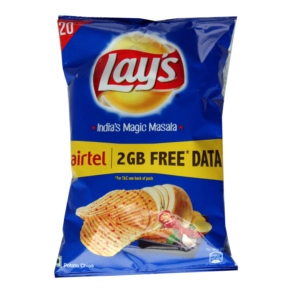 Lay's India's Magic Masala Crisps - 24x55g