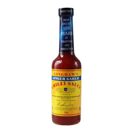 Lingham's Chilli Sauce Ginger & Garlic - 6x280ml