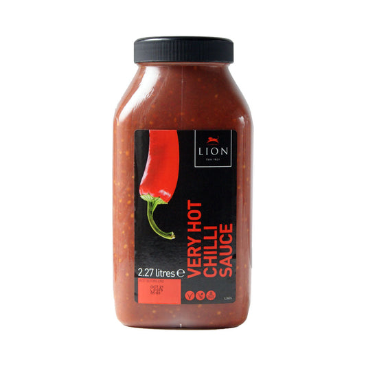 Lion Very Hot Chilli Sauce - 2 x 2.27L