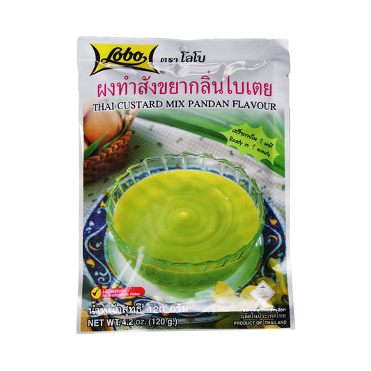 Lobo Thai Custard Mix Pandan Flavour - 24x120g