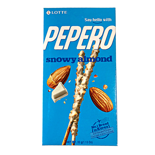 Lotte Pepero Snowy Almond Sticks - 40x32g