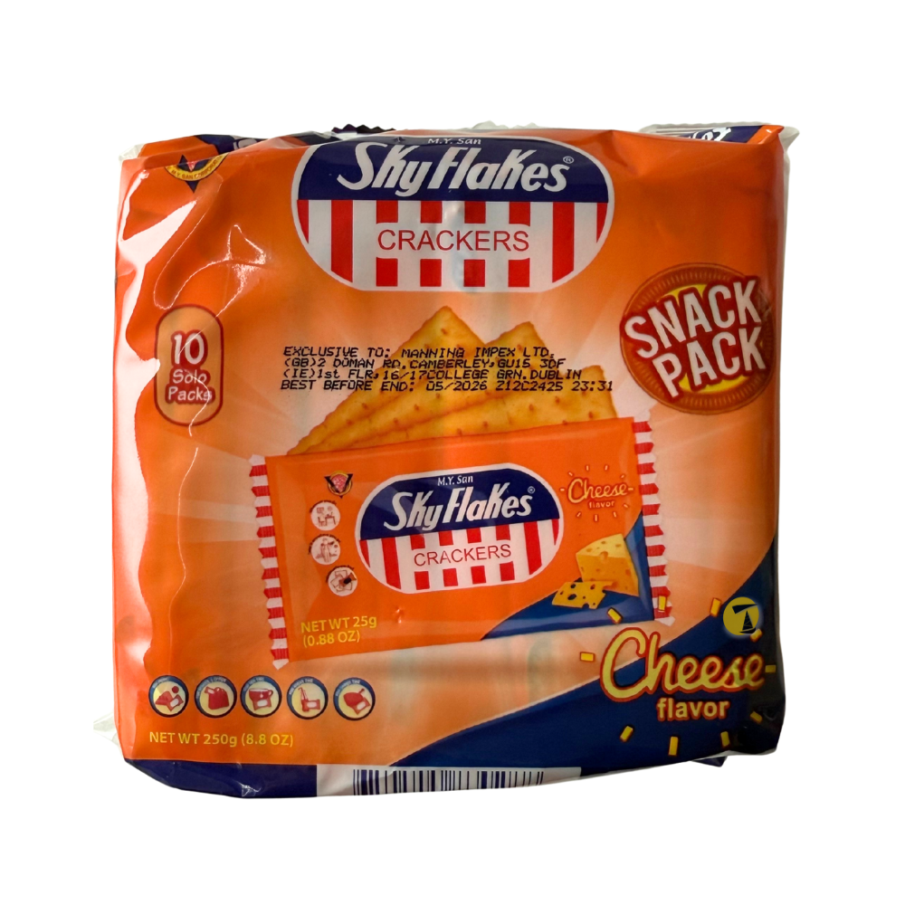 M.Y San SkyFlakes Crackers Cheese Flavour - 20x(10x25g)