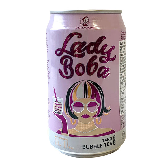 Madam Hong Lady Boba Taro Bubble Tea - 24x315ml