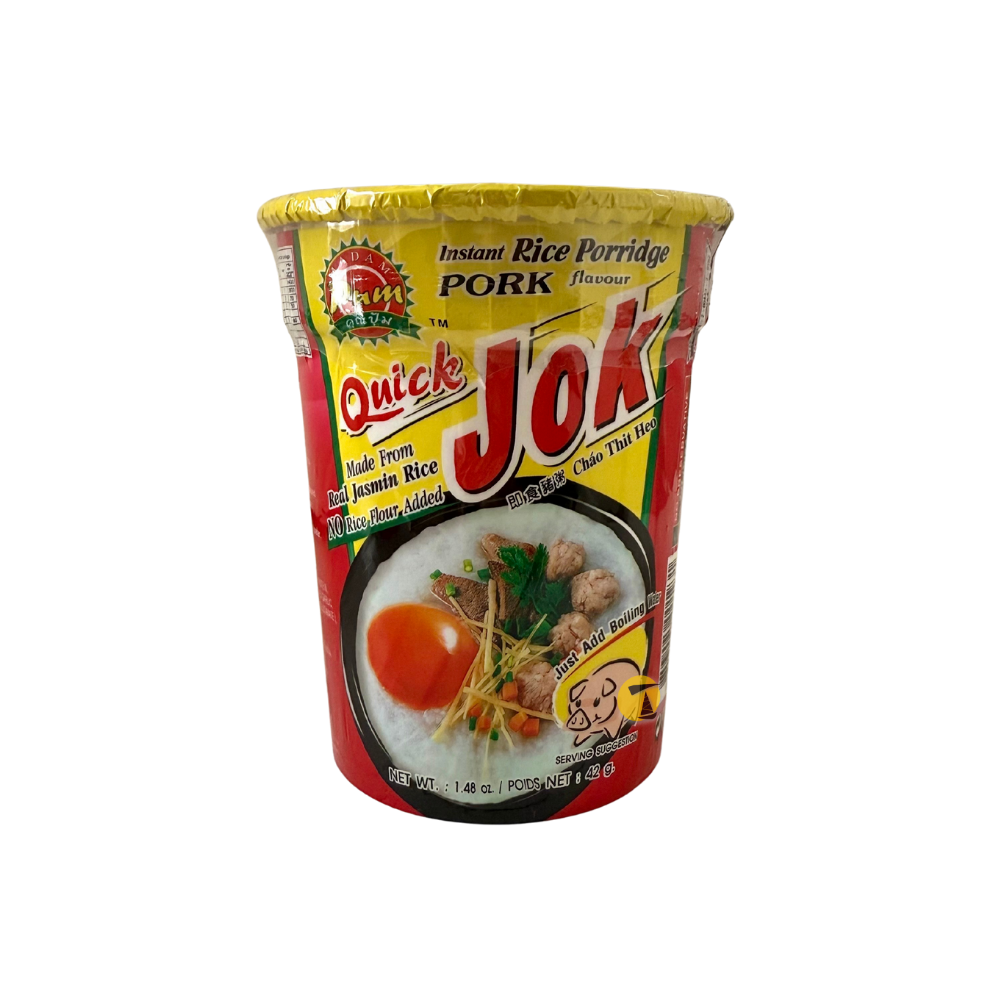 Madam Pum Jok Cup Rice Porridge  - Pork Flavour - 36x42g