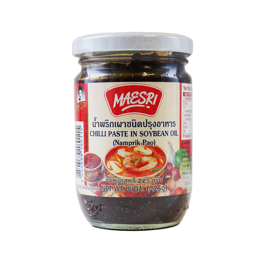 Maesri Chilli Paste in Soy Bean Oil - 24x225g