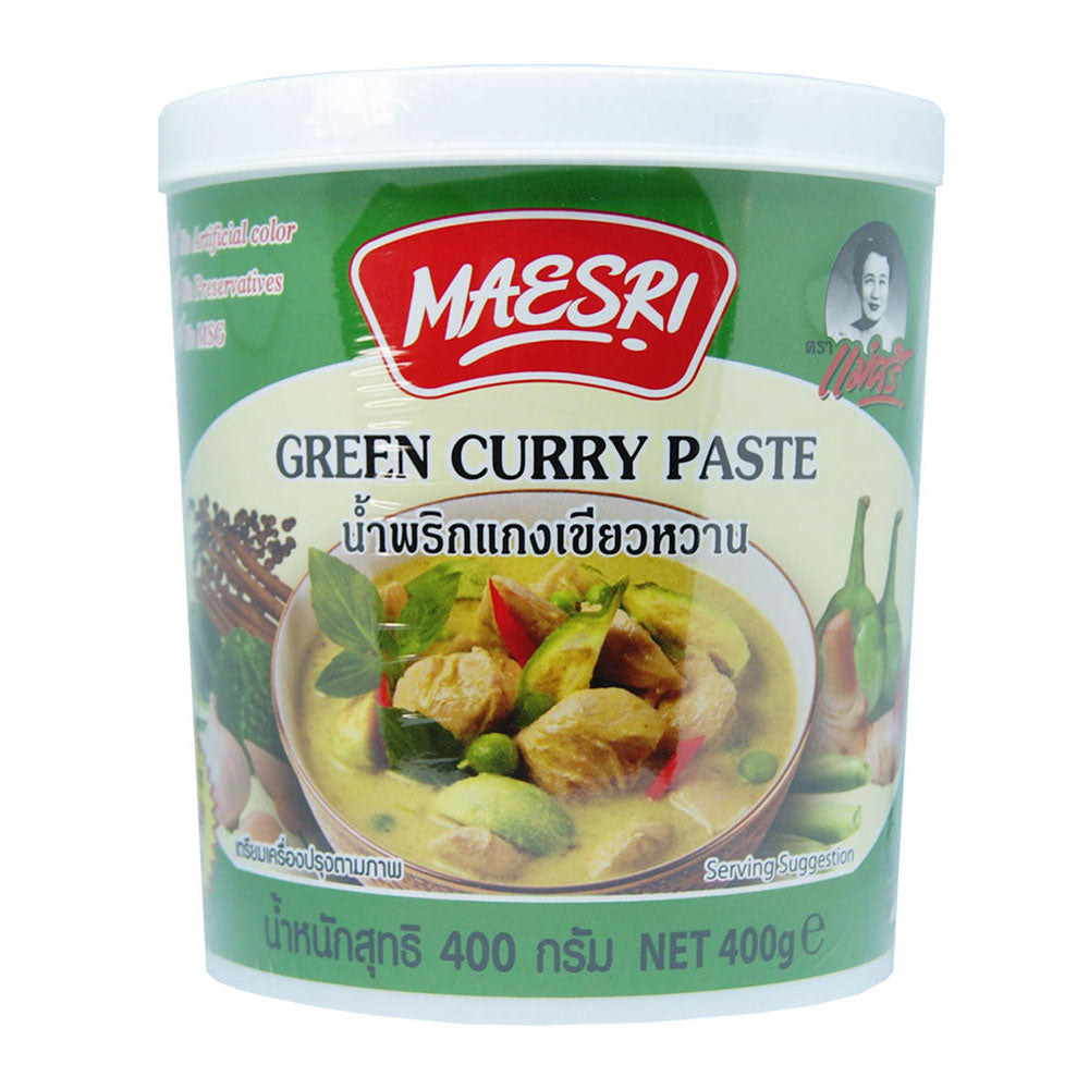 Maesri Green Curry Paste - 12x400g