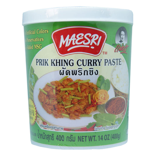 Maesri Prik Khing Curry Paste - 12x400g