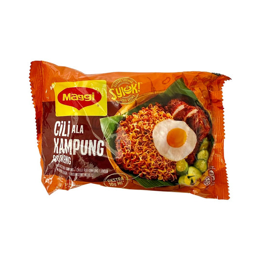 Maggi Mi goreng Chilli Ala Kampung Flavour Noodles - 12x(5x89g)