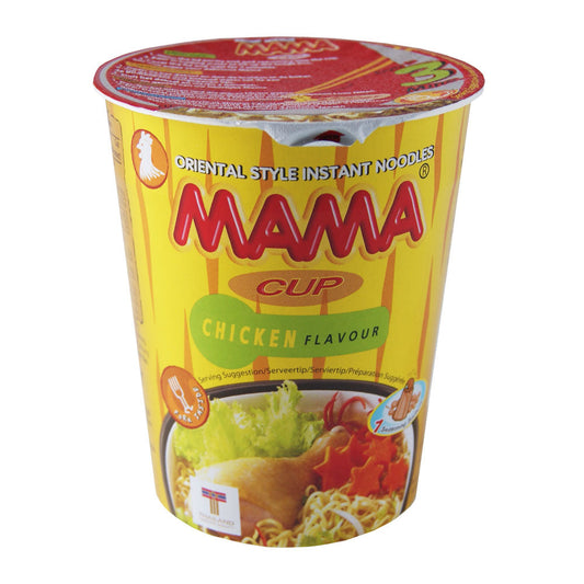 Mama Cup Noodles Chicken Flavour - 12 x 70g