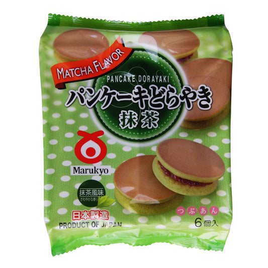 Marukyo Matcha Flavour Pancake Dorayaki - 12x310g