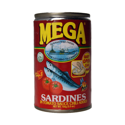 Mega Sardines in Tomato Sauce with Chilli - 48x155g