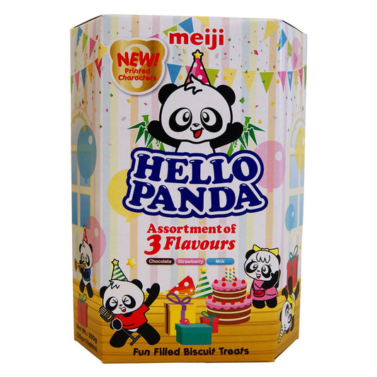 Hello Panda Assorted Flavour Filled Biscuit - 8x(10 x 26g)