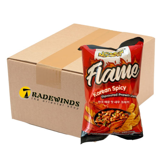 Miaow Miaow Flame Prawn Cracker - Korean Spicy - 30x50g