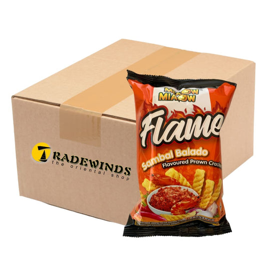 Miaow Miaow Flame Prawn Cracker - Sambal Balado - 30x50g