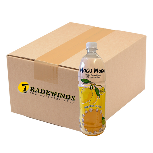 Mogu Mogu Mango Flavoured Drink with Nata de Coco - 12x1L