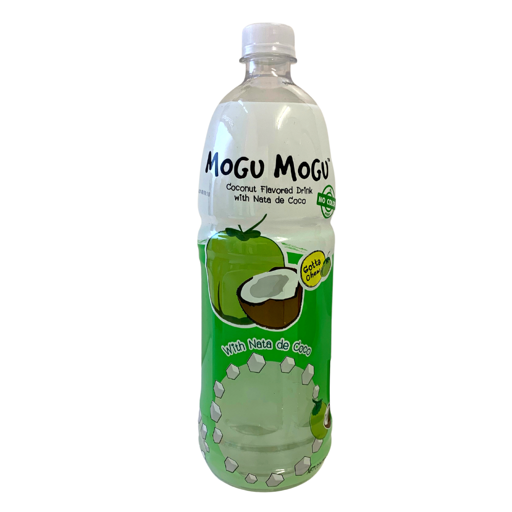 Mogu Mogu Coconut Flavoured Drink with Nata de Coco - 12x1L