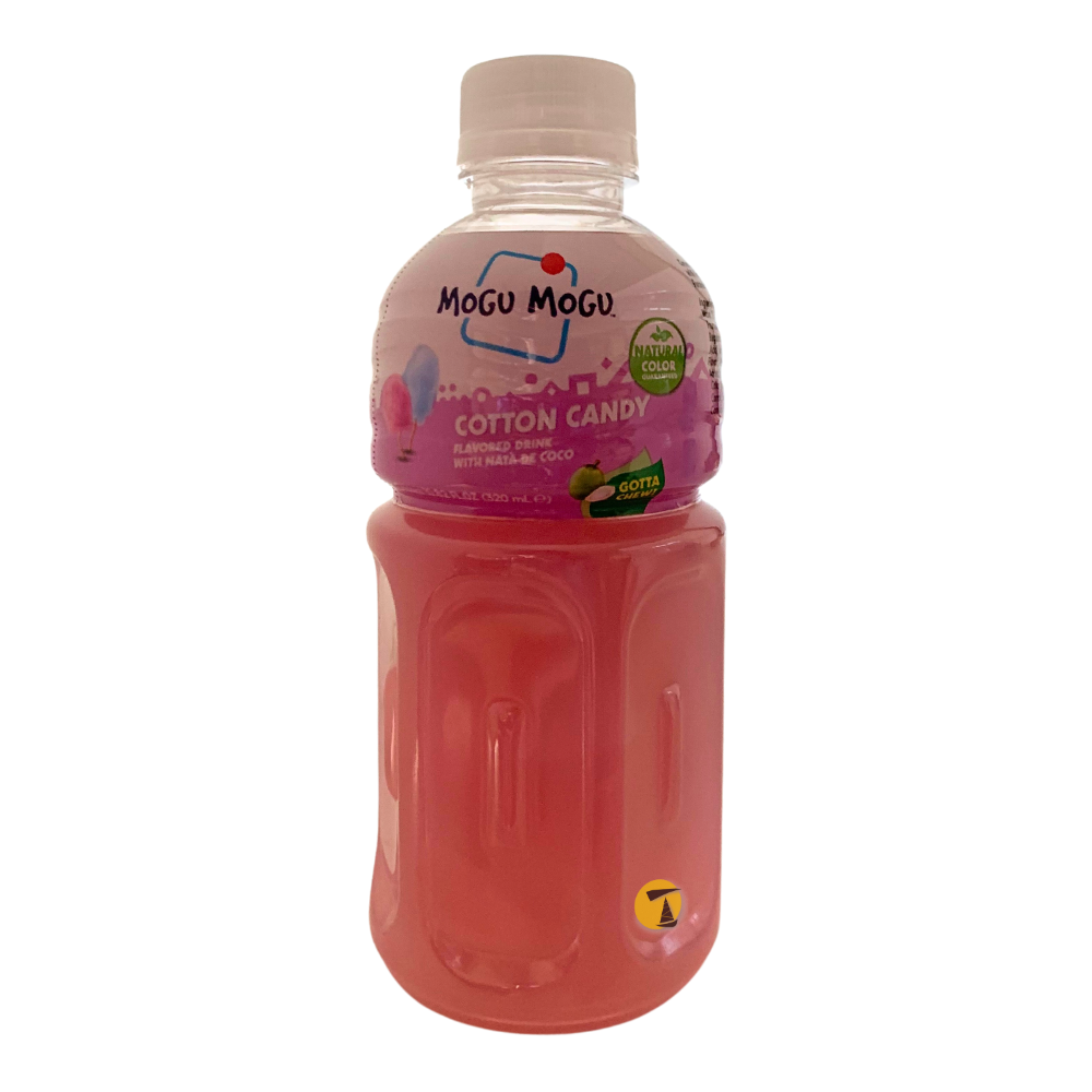 Mogu Mogu Cotton Candy Flavoured Drink with Nata de Coco - 24x320ml