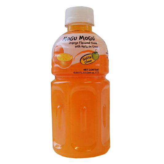 Mogu Mogu Orange Flavoured Drink with Nata do Coco - 24 x 320ml - BB: 31/05/2024
