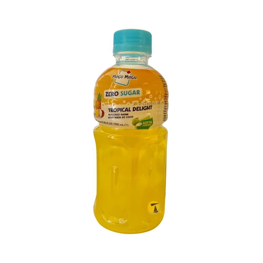 Mogu Mogu Zero Sugar Tropical Delight Flavoured Drink with Nata de Coco - 24x320ml