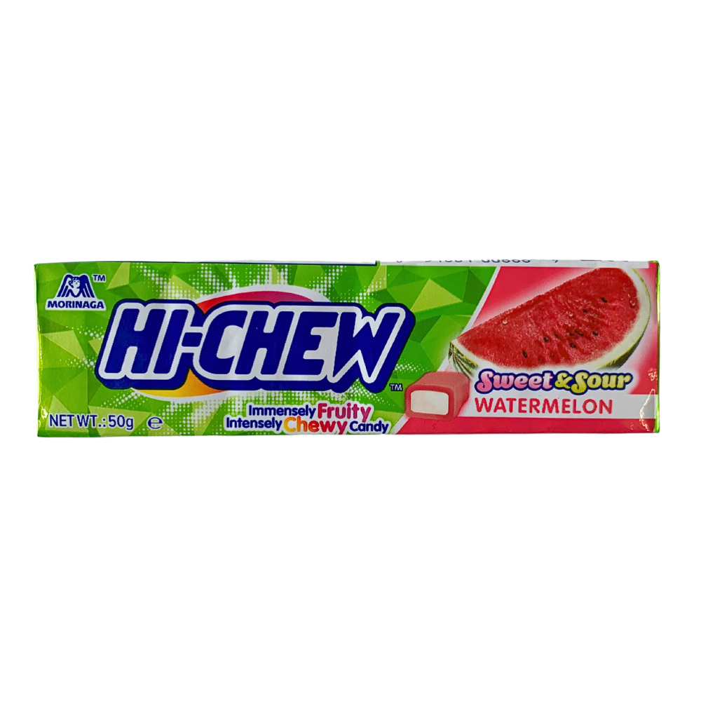 Morinaga Hi-Chew Sweet & Sour Watermelon Chewy Candy - 15x50g