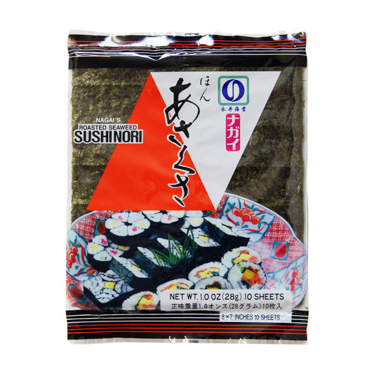 Nagai Red Roasted Seaweed Sushi Nori - 48x28g