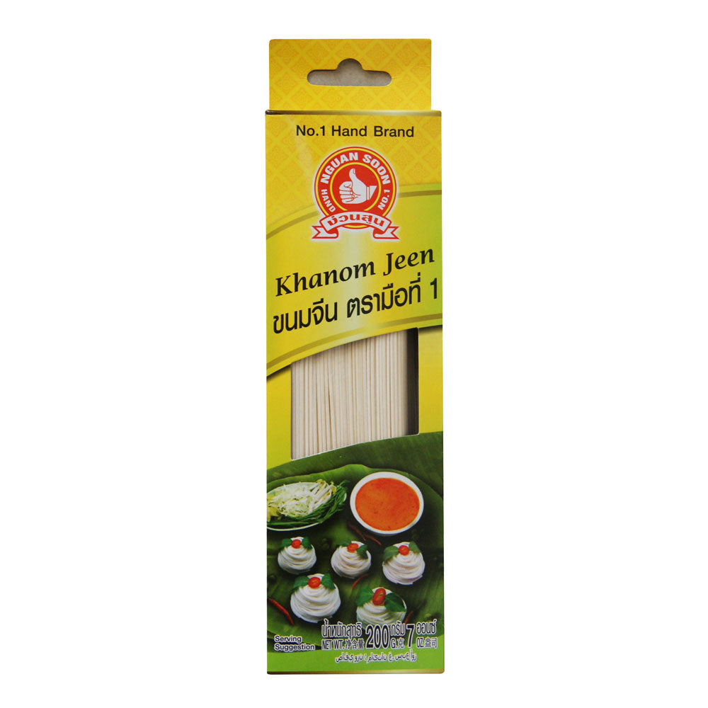 No.1 Hand Brand Khanom Jeen Thai Noodle for Curry - 30x200g