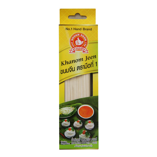 No.1 Hand Brand Khanom Jeen Thai Noodle for Curry - 30x200g