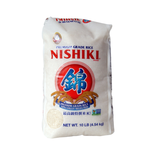 Nishiki Premium Medium Grain Japanese All Purpose Rice - 4x4.54kg
