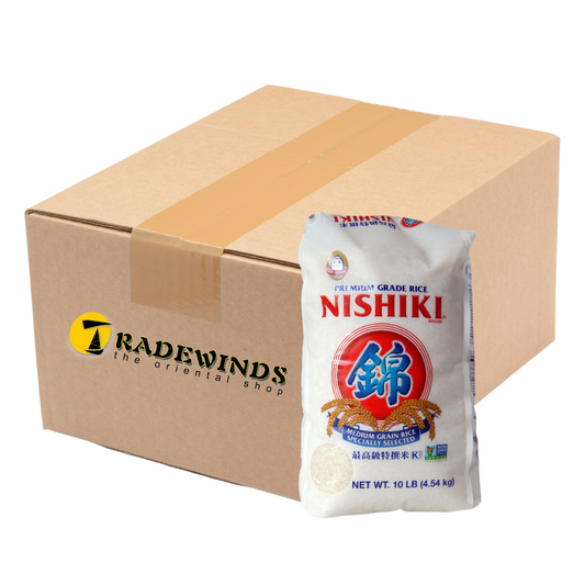 Nishiki Premium Medium Grain Japanese All Purpose Rice - 4x4.54kg