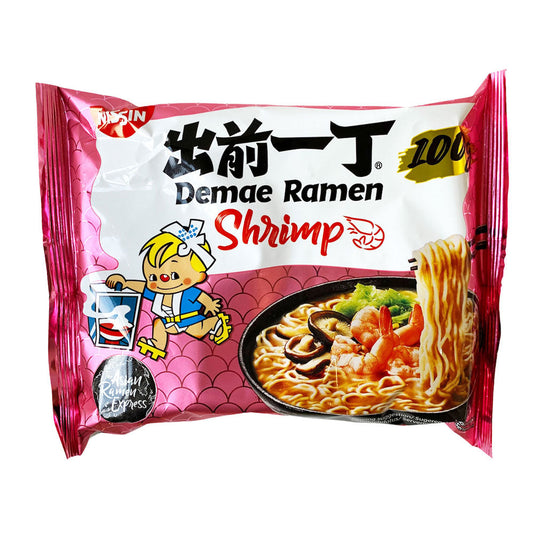 Nissin Demae Ramen Shrimp Flavour Noodles - 30x100g