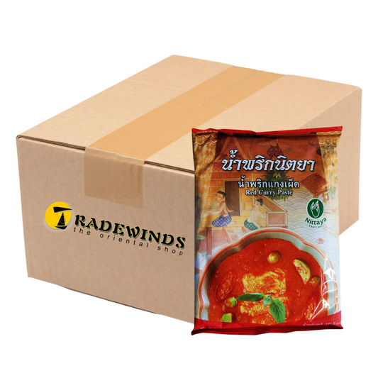 Nittaya Red Thai Curry Paste - 10 x 1kg