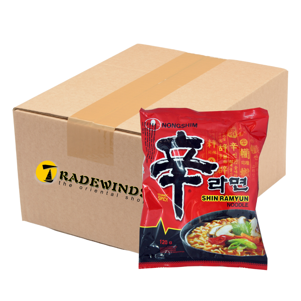 Nong Shim Shin Ramyun Spicy Noodle - 20x120g Packets – Tradewinds Wholesale