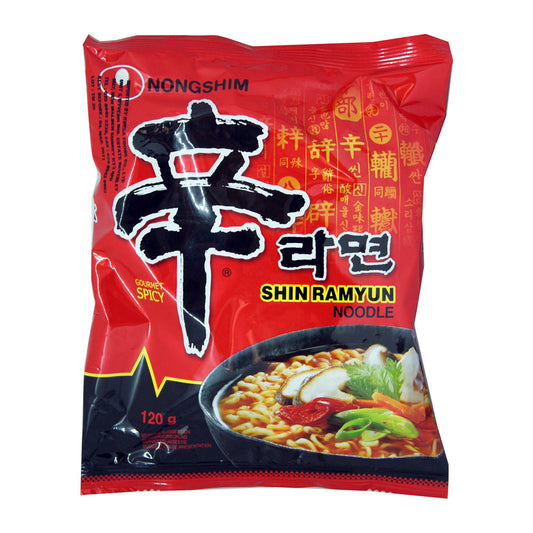 Nong Shim Shin Ramyun Spicy Noodle Soup - 8x(5x120g)