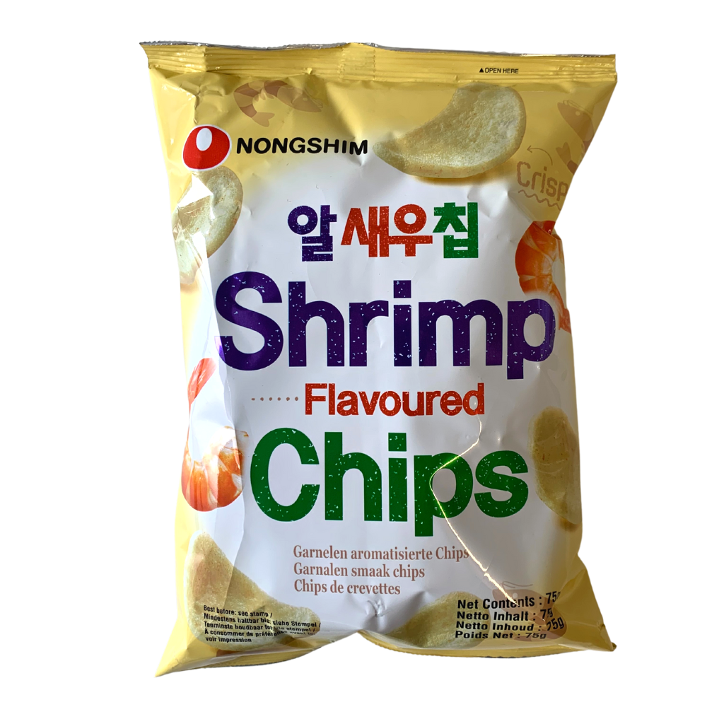 Nong Shim Shrimp Flavour Chips - 20x75g