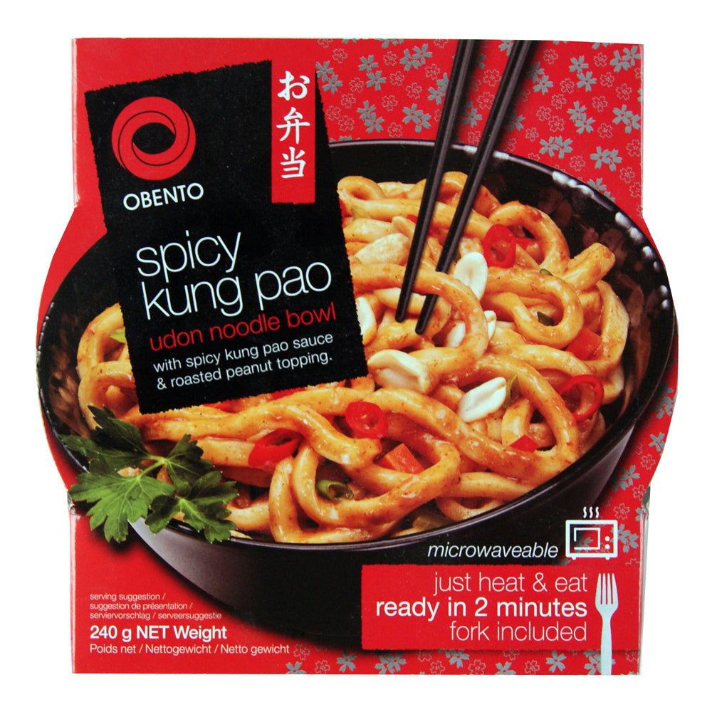 Obento Spicy Kung Pao Udon Pot Noodle - 24x240g