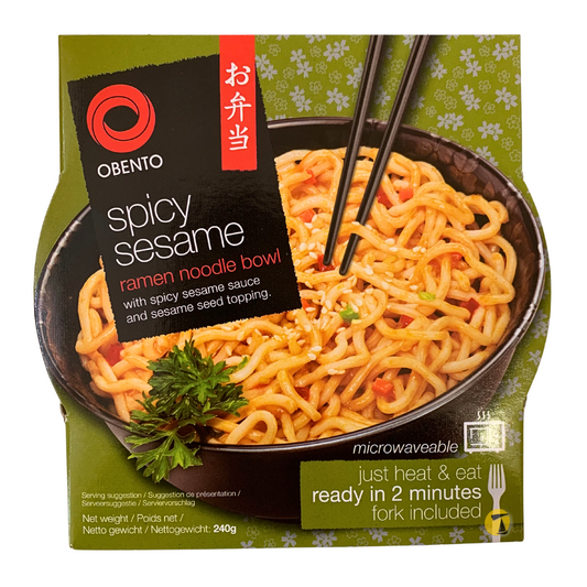Obento Spicy Sesame Ramen Noodle Bowl - 24x240g