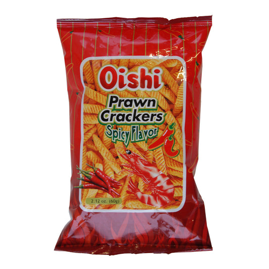 Oishi Prawn Crackers Spicy Flavour - 50x60g