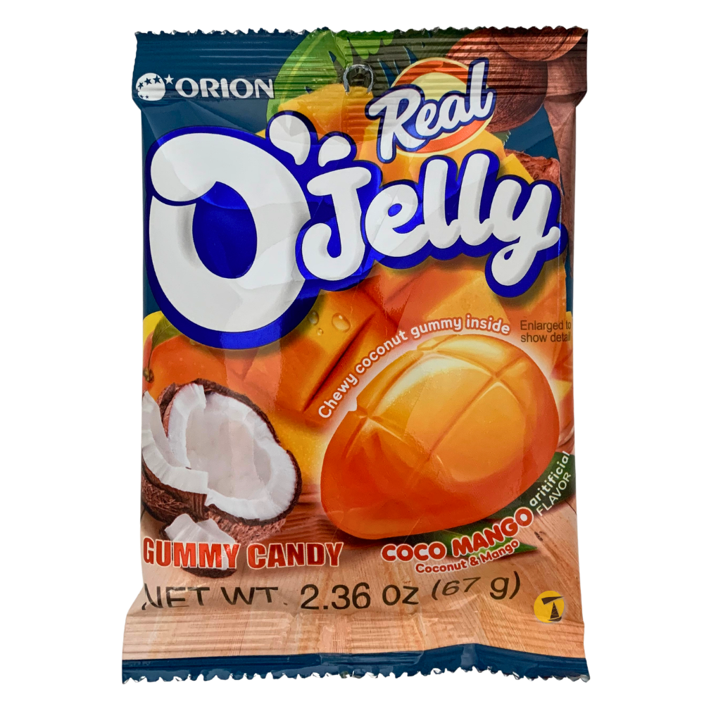 Orion O'Jelly Gummy Sweets - Coconut & Mango - 4x(10x67g)