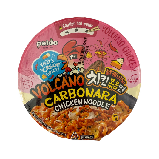 Paldo Volcano Carbonara Big Bowl Chicken Noodle - 6x105g