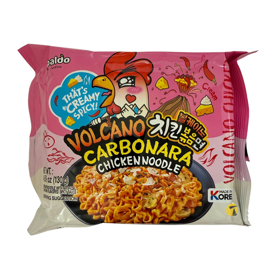 Paldo Volcano Carbonara Chicken Noodle - 32x130g