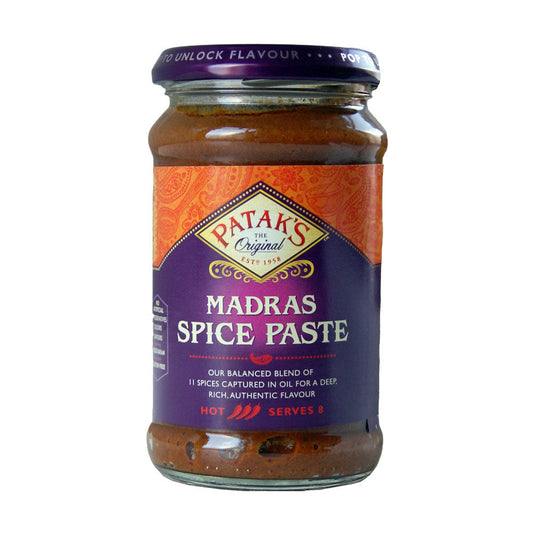 Patak's Madras Curry Paste (Hot) - 6x283g