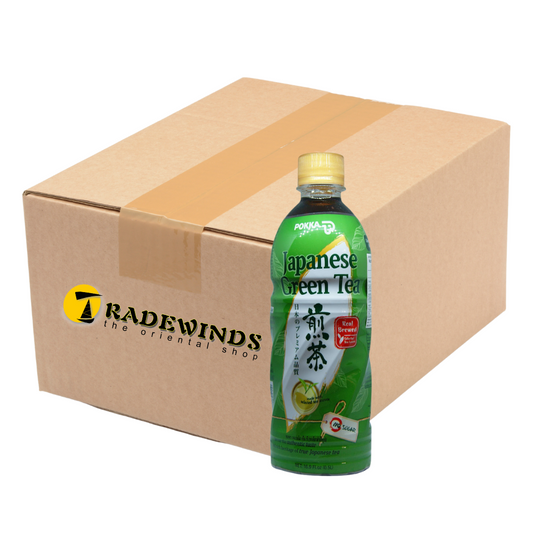 Pokka Japanese Green Tea - No Sugar - 24x500ml