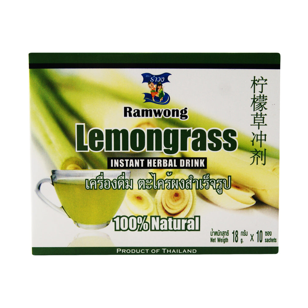 Ramwong Instant Lemongrass Herbal Drink - 12x180g
