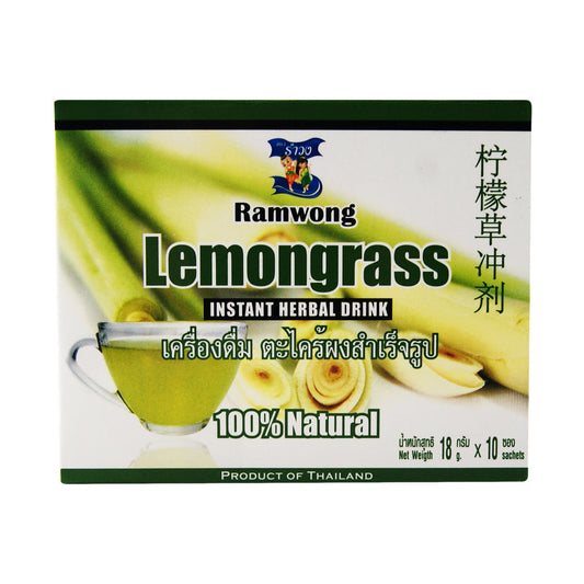 Ramwong Instant Lemongrass Herbal Drink - 12x180g