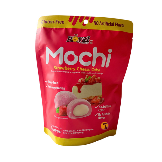Royal Family Strawberry Cheese Cake Mochi - 12x180g