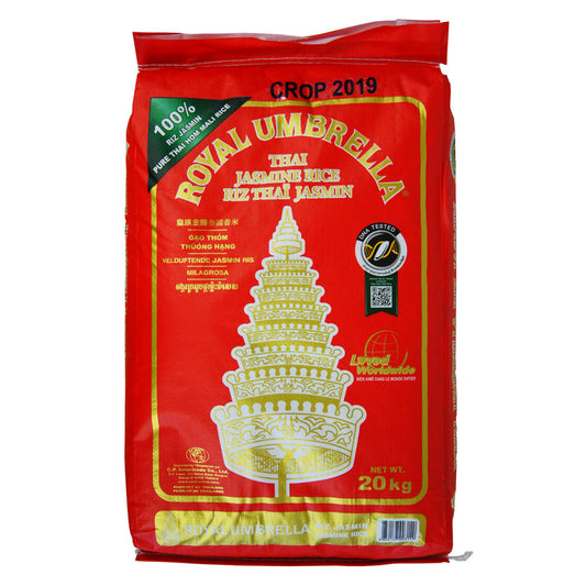 Royal Umbrella Thai Jasmine Rice - 20kg